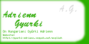 adrienn gyurki business card